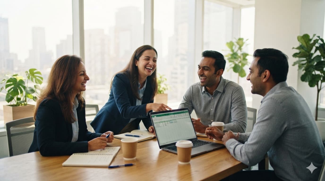 The Rightvantage team working together