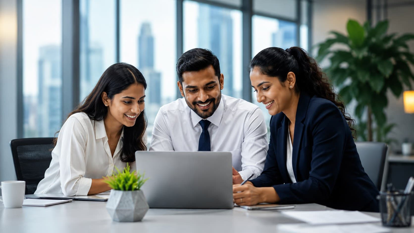 Rightvantage team collaborating