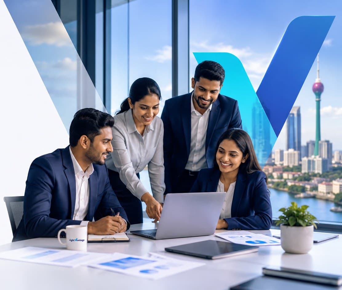 The Rightvantage team collaborating